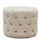 Opera footstool, chelsea flax
