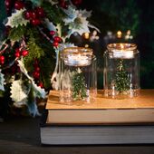 Magical christmas tree votive