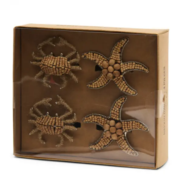 Sealife napkin ring set