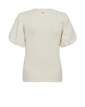Jada V-SS puff tee, Ecru