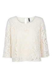 Madeleine blouse, off white