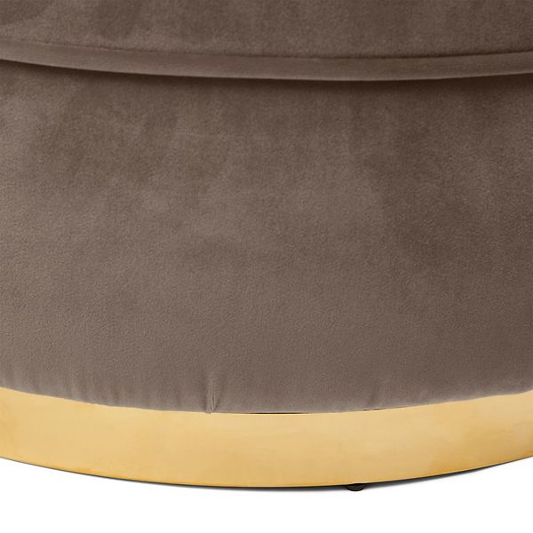 Taylor footstool, mohet grey