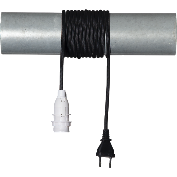 Johtosarja 3,5m paperitähdille, musta