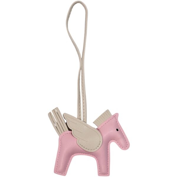 Pony bag charm, pale rose/sand