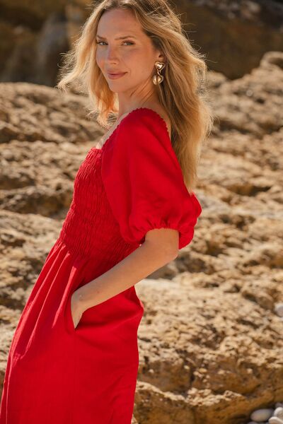 Claire dress, salsa