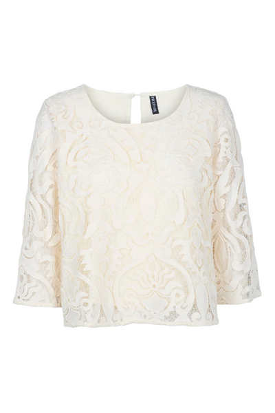 Madeleine blouse, off white