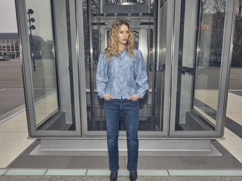 Cecilia perla jeans, dark blue