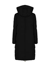 Nova square down coat, black