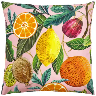Citrus outdoor cushion 43x43, blush pink
