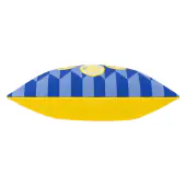 Limoncello abstract outdoor cushion 43x43, blue