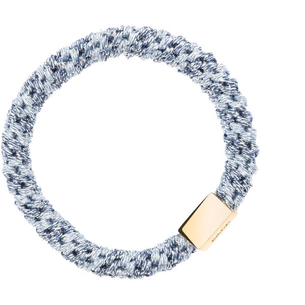 Fat hair tie, sparkled light blue