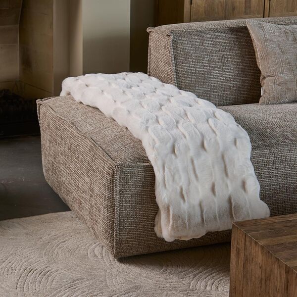 Romolo faux fur throw 180x130