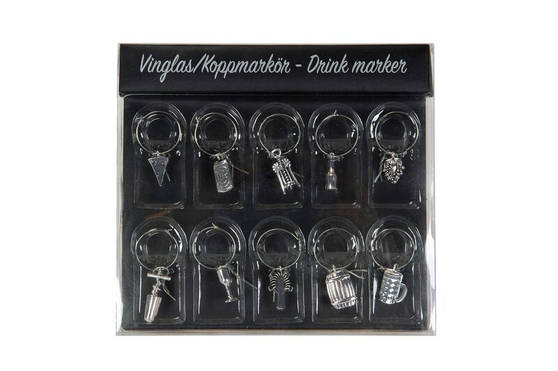 Drink mix -lasimerkit, hopea