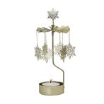 Angel chimes snow star, gold
