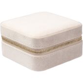 Velvet jewellery box mini, sand