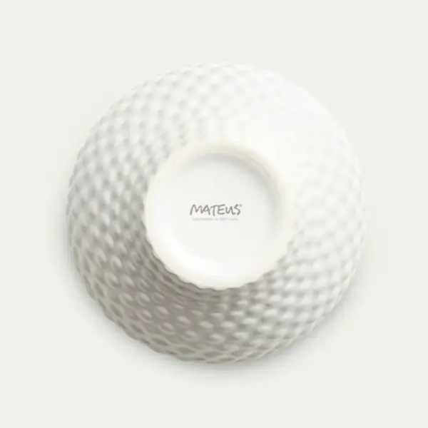 Bubbles bowl 13cm, white