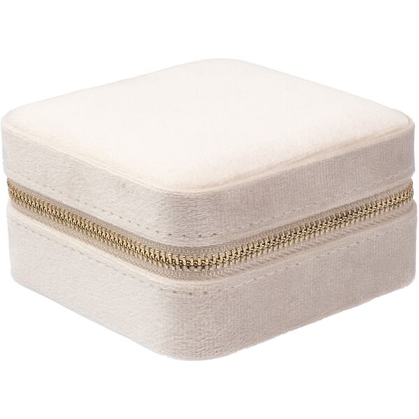 Velvet jewellery box mini, sand
