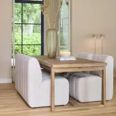 Dazzle center XL, rich tweed, antique white