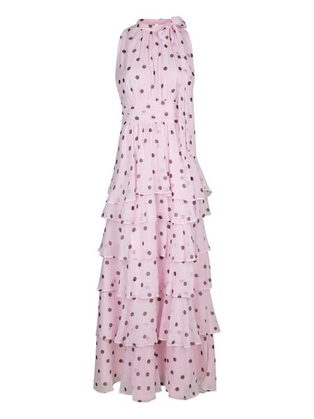 Marli big dot dress, light pink
