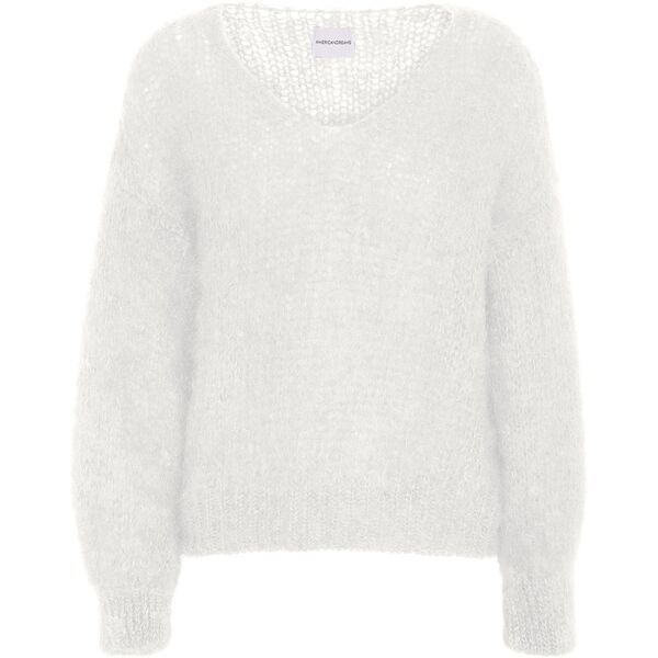 Milana mohair knit, white