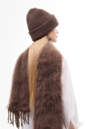 Adalyn beanie, coffee