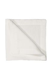 Sisilia linen napkin, optical white