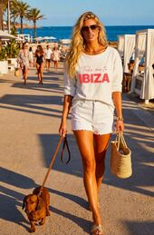 Take me to Ibiza sweater, white