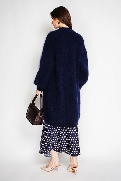 Long cardigan, navy