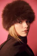 Anais hat, brown