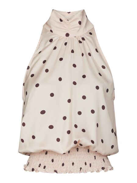 Jos big dot top, Light pink