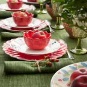 Oyster bowl 13cm, red