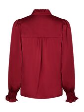 Zamola blouse, dark red