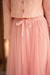 Aria tulle skirt, rose bonbon