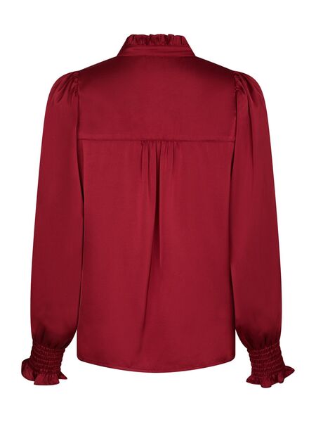 Zamola blouse, dark red