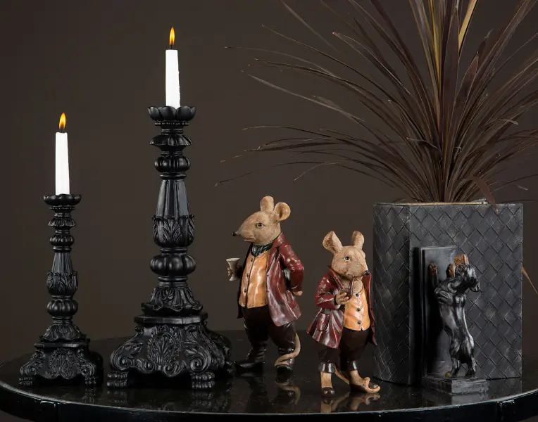 Candlestick enya, black