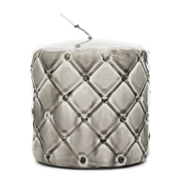 Pillar candle padded 9,5x10, flax