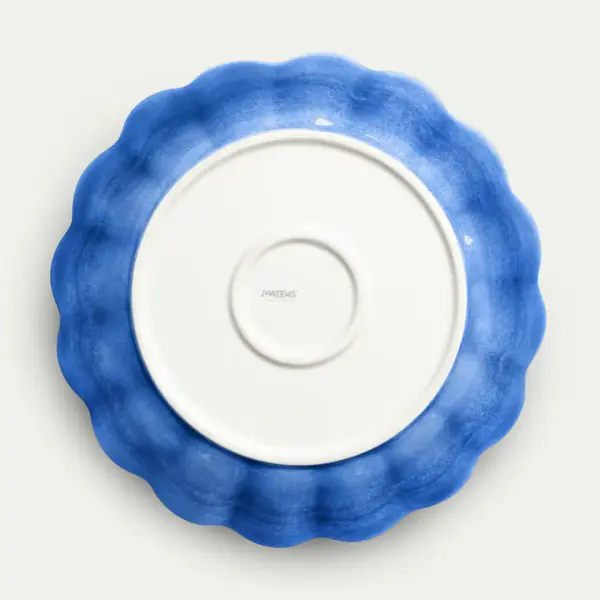Oyster bowl 31cm, light blue
