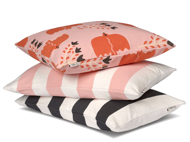 Striped 40x60, black