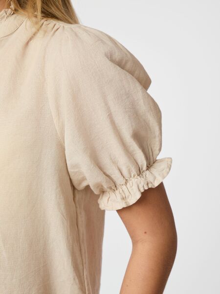 Odesa linen blouse, sand