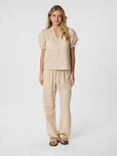 Odesa linen blouse, sand