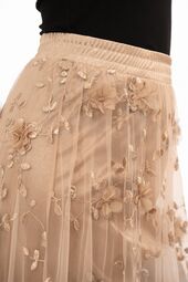 Florence skirt, Antique gold