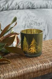 Winter forest votive M