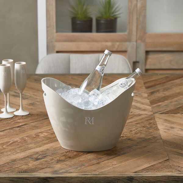 RM monogram outdoor wine cooler, flax