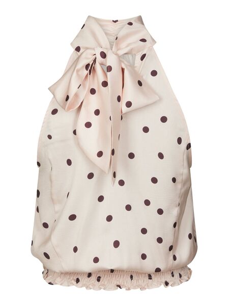 Jos big dot top, Light pink