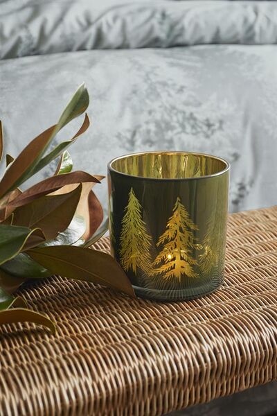 Winter forest votive M