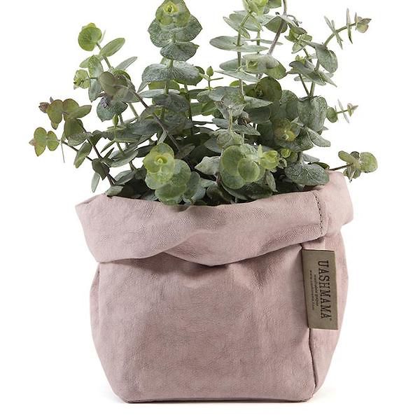 Uashmama paperipussi S, vaaleanpunainen