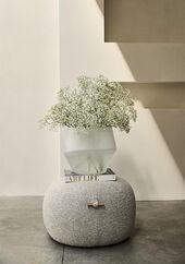 Aspen stool, mountain weave, dune sand