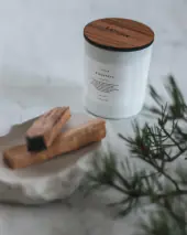 Scented candle 150g, woodness