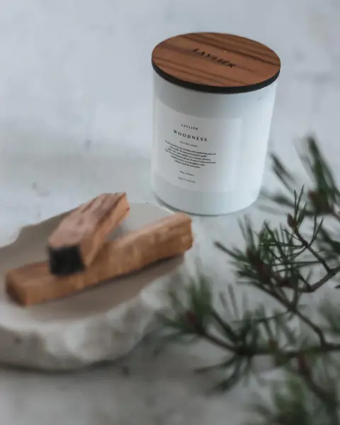 Scented candle 150g, woodness