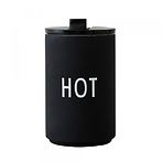 Insulated cup hot, black